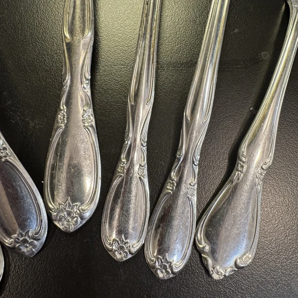 Lot of 7 Serving Set Superior Chapel Hill Stainless Flatware Mixed‎ Lot